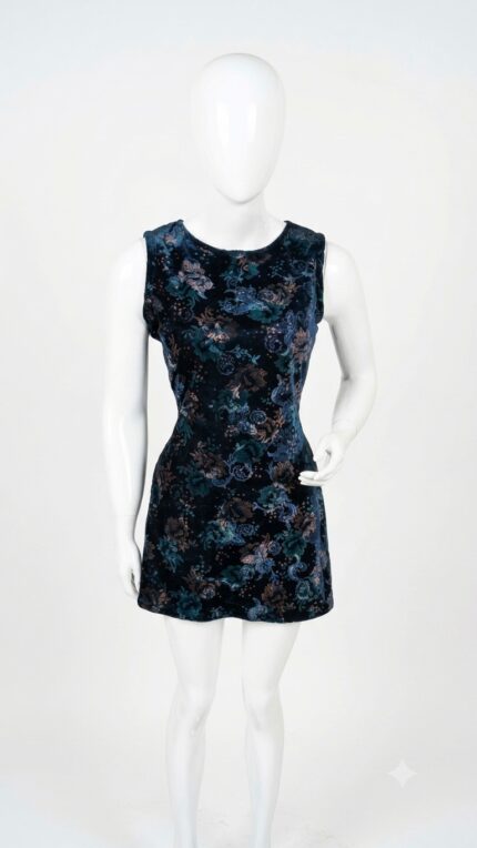 Velvet mini dress